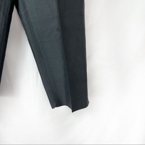 Saks fifth Avenue Silk Black capri pant size 4 - Picture 4 of 6